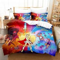 She Ra And The Princesses Of Power 3D Duvet Cover Set Single Twin Full Queen King Size Bedding For Boys Adult Bedroom EU single(135x200cm) blue