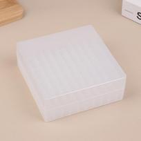 [TL][Y]100 Holes Laboratory Plastic Tube Box Rack Use For 2ml 1.5ml 1.8ml Cryopreservation Tube With Connection Cover