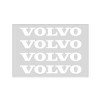 4 vnt. Automobilio durų rankenėlių lipdukai Padangų Galinio vaizdo veidrodėlio lipdukai Volvo XC60 XC90 S60 S80 S40 V40 V60 V70 V50 XC70 balta