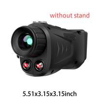 Žvaigždžių šviesos spalvotas naktinio matymo monoklis 4K 18x priartinimas 2,8 colio ekranas infraraudonųjų spindulių naktinis matymas medžioklei, stovyklavimui 900m juoda
