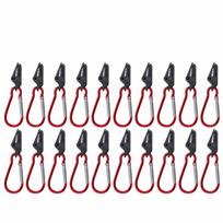 40Pcs Plastic Windproof Canopy Clamps Anti-Skid Awning Tarpaulin Clips  Outdoor Camping sidabras