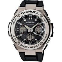 G-SHOCK CASIO Mens Watch Radio Solar G-STEEL Ana-Digi GST-W110-1ADR BlackSilver