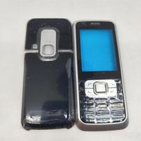 Nokia 6120 6120C telefono korpuso dangtelio dėklas Klaviatūros baterijos galinio dangtelio atsarginės dalys Black English blue