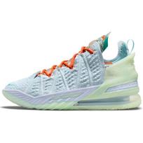 Diana Taurasi x Nike LeBron 18 EP G.O.A.T. Unisex Sneakers Blue Blue-Tint Dynamic-Turq CQ9284-401 41