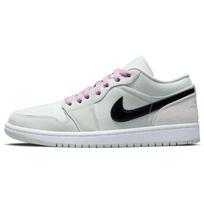 „Air Jordan 1 Low SE Barely Green“ moteriški sportbačiai juodi šviesiai arktiškai rožinė, balta CZ0776-300 44