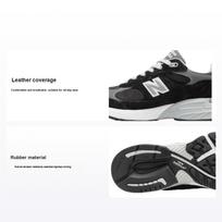 New Balance 993 Pagaminta JAV Juodi Balti Vyriški Sportbačiai MR993BK 41.5 black