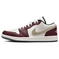 Air Jordan 1 Low SE Year of the Dragon moteriški sportbačiai, raudonos burės metalo-aukso-grain spalvos FJ5735-100 44.5