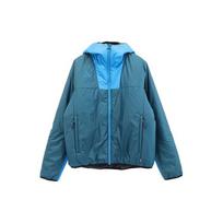 Nike ACG Warm Color Block Half Zip Packable Hooded Cotton Jacket Men Outerwear Blue CD7651-347 L gray