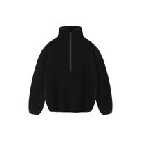 Fear Of God X Adidas Athletics FW23 Half-Zip Fleece Jacket Unisex Outerwear Black IM5322 M black