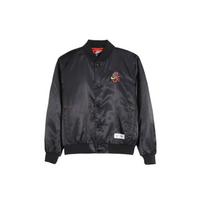 Nike Sportswear Varsity Woven Casual Rubiks Cube Long Sleeve Bomber Jacket Men Outerwear Black DH1380-010 M black