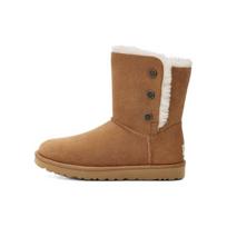 UGG Bailey Snaps Warm Durable Shock Absorbing Non-Slip Fashion Casual Plush Mid-Calf Snow Boots Women boots Brown 1127151-CHE 39 brown