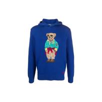 Polo Ralph Lauren SS23 Meškos Žakardinis Gobtuvukas Vyriški Megztiniai Mėlyni 710890568-001 S blue