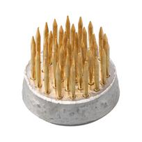 Flower Base Holder Brass Floral Arrange Gasket Spiky Frog Fixed Tool 23mm