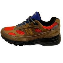 Action Bronson x New Balance 992 Pagaminti JAV Smėlio spalvos Oranžiniai Mėlyni Unisex Kedai U992AB1 37.5