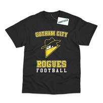 Gotham City Rogues Football Inspired by Batman Printed T-Shirt 3XL yellow