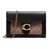 Coach Tabby 20 Woc Canvas Leather Chain Crossbody Shoulder Bag Women bags Black Brown 86094-B4OOH Basic Set (Bag+Dust Bag)