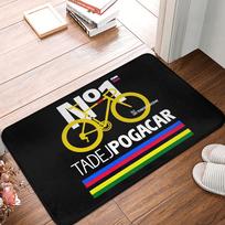 Cycling Team Tadej Pogacar Front Door Mat Anti-Slip Outdoor Waterproof  Doormat Kitchen Bedroom Entrance Rug Carpet 40cm x 60cm