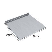 Nerūdijančio plieno Nerūdijančio plieno pjaustymo lentelės su krašteliu Apsauga stalviršiui Virtuvė 30*30*1.5cm