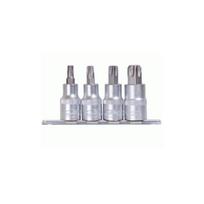 Galvučių rinkinys TORX 4 vnt. 1/2" (T40, T45, T55, T70) AvtoDelo (39834, BALTWERK)