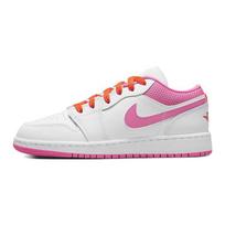Air Jordan 1 Low GS Pinksicle Kids Sneakers White Safety-Orange DR9498-168 40 white