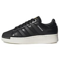 Adidas Superstar XLG juodi gyvatės odos unisex sportbačiai su juodais aukso ir metalo atspalviais IE5195 36⅔ white