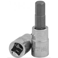 Galvutė su šešiabriauniu (HEX) antgaliu 1/2", dydis: H10 (S09H410, JONNESWAY)
