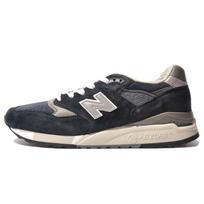 New Balance 998 Classic Pagaminti JAV Tamsiai mėlyni Pilki Vyriški Bėgimo Bateliai Mėlyni M998NV 40 black
