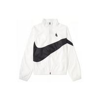 Nike Lab Heritage Stand Collar Zip Jacket With Large Swoosh Men Jackets White Black AA1569-100 L black