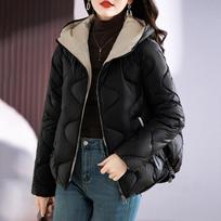 Cotton-padded Women Short Korean Version of Loose Explosive Cotton-padded Women Winter Coat S juoda