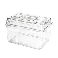 Large Space Transparent Hamster Cage Buckle Design Handheld Hamster Habitat Durable Ventilation Hamster Outdoor Cage Easy Clean balta
