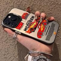 Hot Cars Lightning McQueen 95 Phone Case for Xiaomi Redmi Note 7 8 9 9S 10 11 12 13 14 15 Pro Plus 4G 5G Anti Fall Matte Redmi Note 11S 4G beige