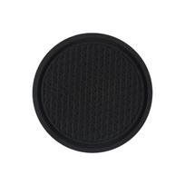 Anti-slip Car Cup Holder Mat Universal Soft Rubber Cup Coaster Vehicle Interior Accessory black