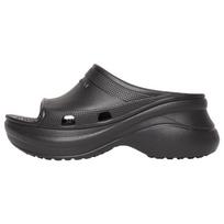 Balenciaga Crocs Pool Slide Sandals 'Black' Men's 677386W1S8E1000 EU 45