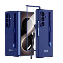 Su rašiklio laikikliu Samsung Galaxy Z Fold 8 Ultra dėklas Apsauginis su priekine plėvele Metalinis pojūtis Mobiliojo telefono galinis dangtelis Galaxy Z Fold 8 Ultra black