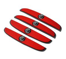 4 vnt. Guminis automobilio durų anti-susidūrimo emblemos lipdukas Bamperio juosta Mazda 6 3 2 5 Axela Atenza CX30 CX5 CX9 CX7 RX8 RX7 Protege raudona