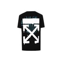 Off-White Ss20 Arrow Print Short Sleeve T-Shirt Men Tops Black OMAA027R201850051001 L