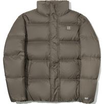 Li Ning Vital Series Solid Color Loose Stand Collar Zipper Long Sleeve Down Jacket Women Outerwear Chocolate-Brown AYMU319-1 L