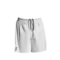 On Performance Stylish Minimalist Moisture Wicking Lace Up Sports Shorts Men shorts Silver 1MF10100296 L white