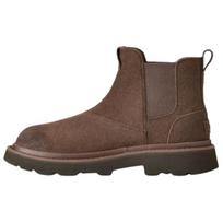 UGG Hybrid Leather Fashion Simple Short Chelsea Boots Men boots Dark-Brown 1171372-MLSS 42 brown