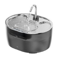 Automatic Pet Water Fountain Large Capacity Design Water Dispenser with Stainless Steel Spouts Continuous Water Supply pilka spalva