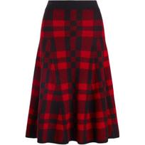 Polo Ralph Lauren languotas vilnos A formos megztas ilgas sijonas Moteriški sijonai 211847017-001 S black