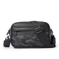 Camouflage Men's Messenger Bag Retro PU Leather Shoulder Bags For Man Square Men Crossbody Bags Sling Male Shoulder Bags juoda