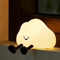 Cloud Silicone Night Light for the Bedroom  Perfect Gift for Kids, 2.5W