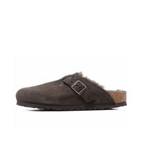 Birkenstock Boston Shearling Comfortable Round Toe Non-Slip Clogs Unisex clogs Brown 1020529 36