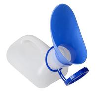 Urinal Bottle Universal Urine Bottle nešiojamas PE 1000ml Senderly Care for Men Moterys blue
