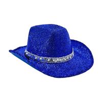 Sequin Western Cowboy Hat Shimmering Cowgirl Hat Fashion Bowler Hat  Halloween Party juoda