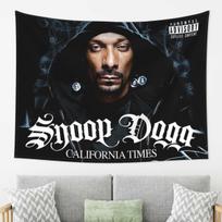 Snoop Dogg  Tapestry Wall Hanging Aesthetic Home Decoration Tapestries for Living Room Bedroom 74x94cm(29x37in) white
