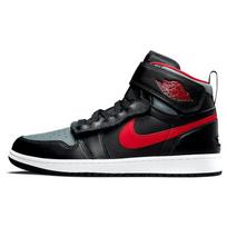 Air Jordan 1 High FlyEase Smoke Grey Gym Red Men Sneakers Black White CQ3835-006 40.5