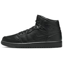 Air Jordan 1 Mid Triple Black 2022 Men Sneakers 554724-093 42.5 black