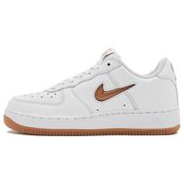 Nike Air Force 1 Jewel Color of the Month - White Bronze Men Sneakers Gum-Light-Brown FN5924-103 44.5 white
